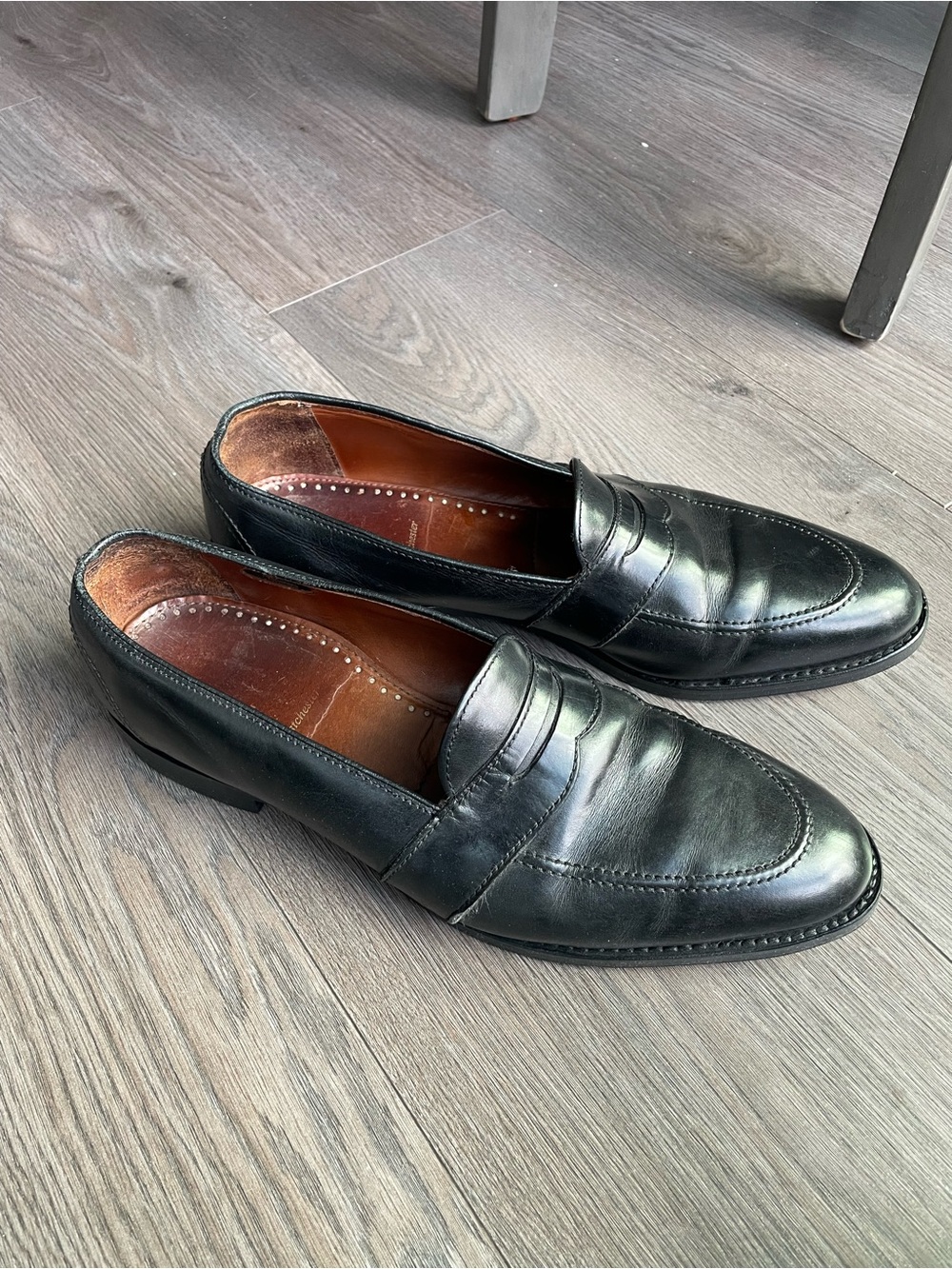 Allen Edmond’s Black Westchester Penny Loafers - Size 13B Men’s Dress Shoe